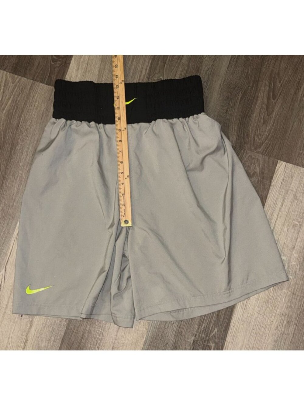 Nike Dri-Fit Mens Athletic Shorts Gray/Black L - Picture 6 of 7